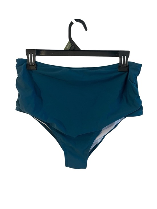None Other - High Waist Bikini Bottoms teal